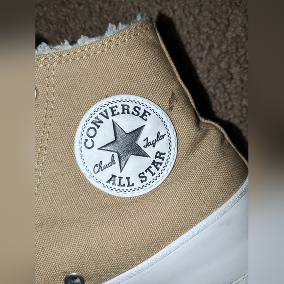 Converse Tan Lugged Platform High Tops - Picture 6 of 7